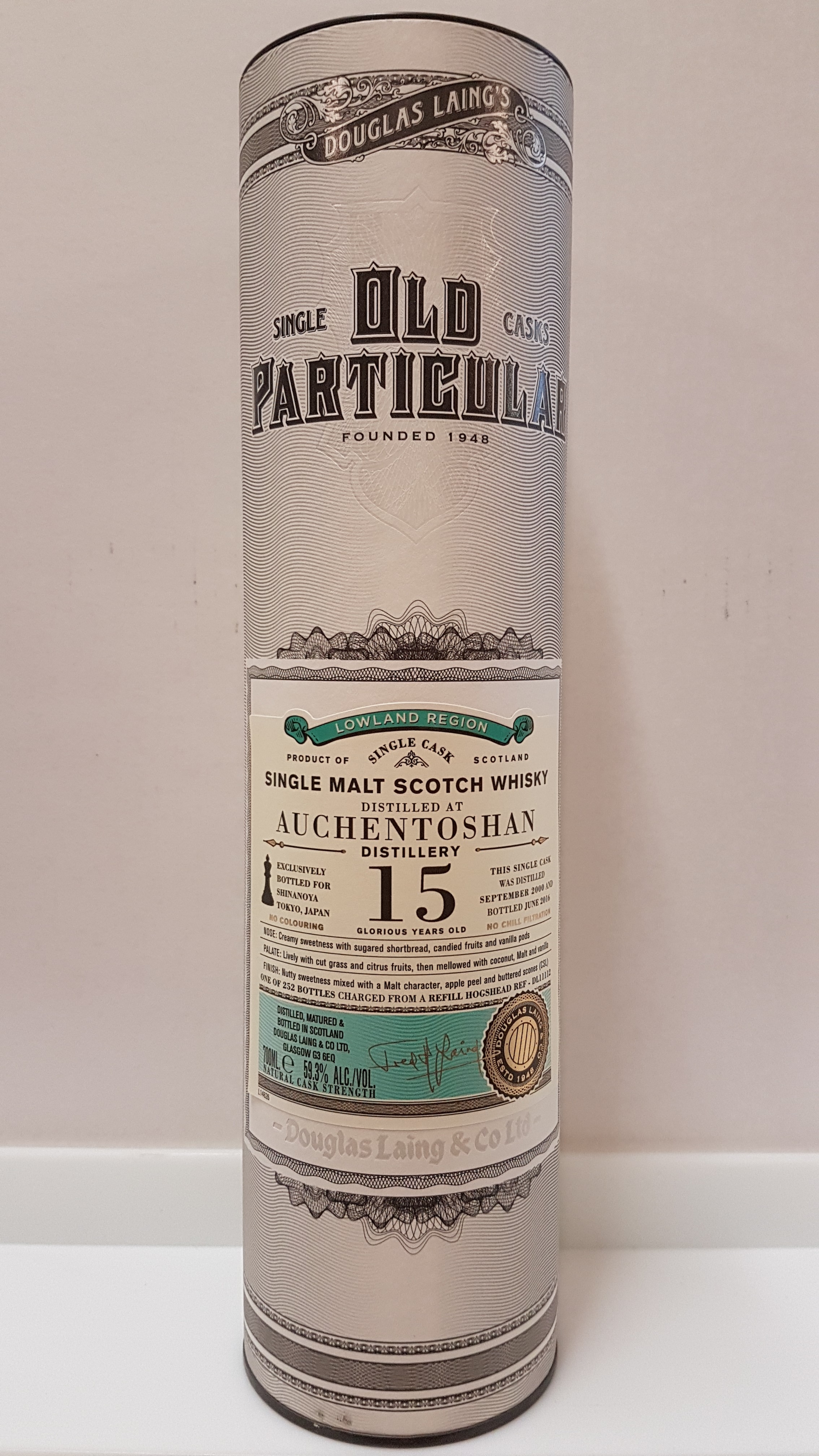 Auchentoshan 15y - Shinanoya