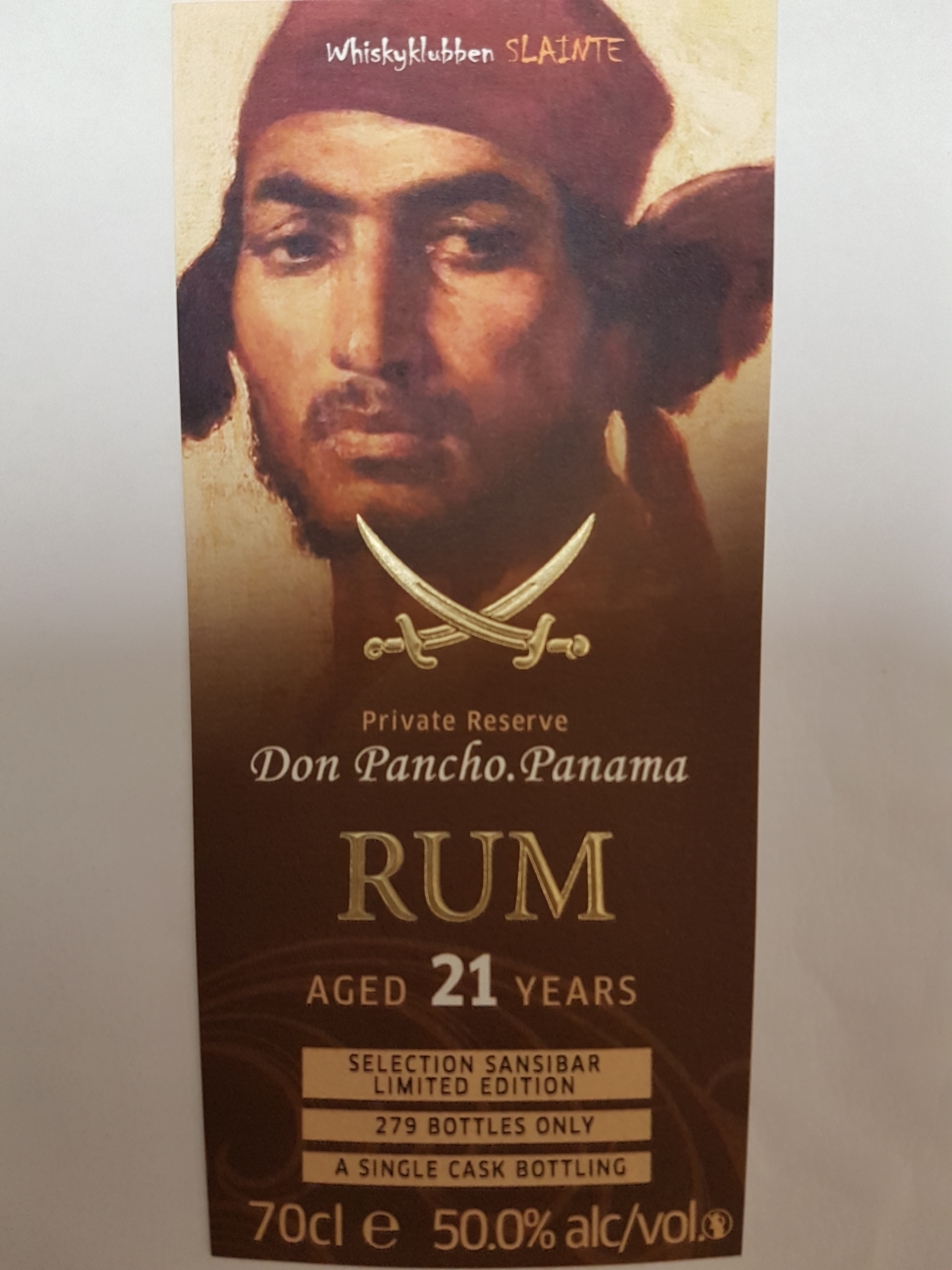Panama 21y - Sansibar Whisky for Whiskyclubben Slainte